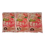 Seika Japanese Peach Soft Mochi Candy - Momo Mocchi ( 1.1 oz, Pack of 3)