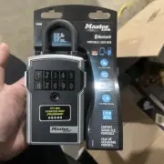 Master Lock 5440D 3-1/4-inch Wide Bluetooth Electronic knob Mount Lock Box New