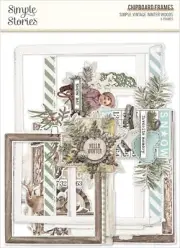 Simple Stories Vintage Winter Woods Chipboard Frames