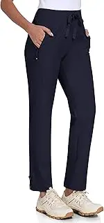 MoFiz Women's Hiking Pants Lightweight Outdoor Quick Dry Travel Joggers Water Resistant Athletic Pants Zipper Pockets