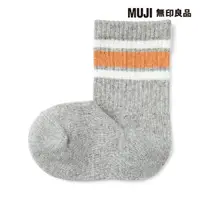 在飛比找momo購物網優惠-【MUJI 無印良品】兒童棉混織線直角襪(共3色)