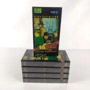 Set of 5 NEC High Definition E-195 3.25hr VHS VCR Recordable Cassette Tapes NEW