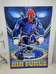 12"x18" Deadpool/Air Force Superhero Mash-Up