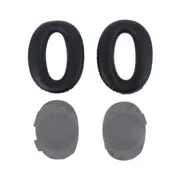 1 Pair Ear Pad Cushion Cover Earmuff for MDR-1000X MDR 1000X WH-1000XM2 - Black