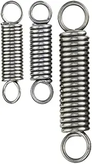 Dual Hook Tension Spring,10Pcs Dual Hook Small Tension Spring Dia 0.4mm Outer Dia 3/4/5mm Extension Tension Spring 0.4 * 5 * 30mm (Color : 0.4 * 4 * 30mm)