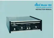 30-Page DBX 1BX Instruction Manual with Schematic and Glossary (Reprint)