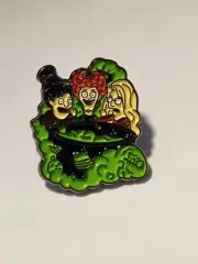 Hocus Pocus Animated Sanderson Sisters Cauldron Enamel Pin