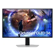 Samsung Odyssey OLED G6 27" QHD 360Hz OLED Gaming Monitor 2560x1440 - 0.03ms - HDMI 2.1 - DP 1.4 - USB Hub - AMD FreeSync Premium Pro - Height Adjustable - 100x100 VESA [LS27DG602SEXXY]