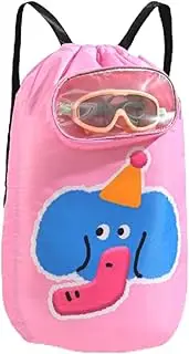 Toddler Beach Bag - Summer Swim Drawstring Bag for Kids,Waterproof Travel Accessories, Sandproof Large Capacity Daypack for Toy Equipment Storage