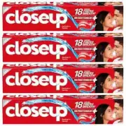 Pack Of 4 x 150g Close Up Ever Fresh Red Hot Gel Toothpaste FREE SHIPPING WORLD