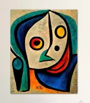 Lady Julienne Self Portrait GIclee Print on Canvas unframed Modern Art