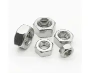 Nuts Bolts A2 304 Stainless Steel Hexagon Nut For Screw Bolt,10pcs M8