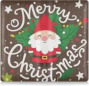[Amooorous] Merry Christmas Cartoon Dwarfs Leather Car Registration and Insurance Card Holder Auto Truck Comparment Accessories Case for ID, Driver's License, Key Contact Information Cards