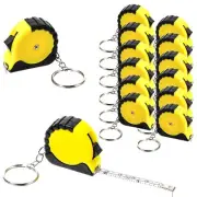 12Pack 1m/3Ft Retractable Tape Measure Mini Keychain Measuring Tape Party Favors