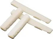 Acoustic Guitar Bone Bridge Saddle and Nut for 6 String Acoustic Guitar Real Cattle Bone Bridge Saddle Nut