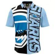 Cronulla Sharks NRL Showtime Party Polo Shirt Sizes S-5XL!