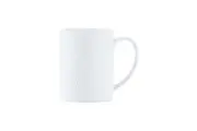 Maxwell & Williams White Basics Diamonds 400ml Straight Coffee Mug Cup Porcelain