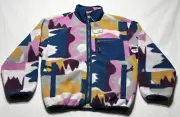 Patagonia Women's XS Synchilla Full Zip Fleece Frontera Marble Pink 22955 NWT