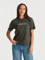 Lee Denim Tee Washed Black