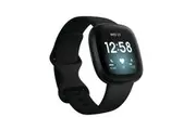 Fitbit Versa 3 4 Sense Sense 2 Smartwatch Soft Silicone Replacement Band Black