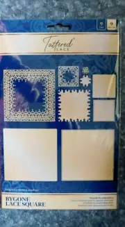 Stunning BYGONE LACE SQUARE DIE SET 902843 x Tattered Lace
