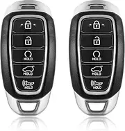 2 Keylessbest Replacement for Hyundai Santa Fe Key Fob Remote Control 2020 5 Buttons 434MHz TQ8-FOB-4F29,Black