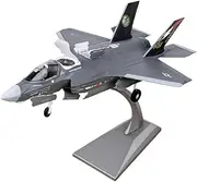 Replica Pre-Build Aircraf Collectible Classic 1:72 For Scale F35-B Vertical Take-off And Landing F35c Carrier Aircraft Metal Airplane Alloy Military Model Gifts Or Decorations For Aviation Enthusiasts