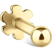 Maria Tash Ball Single Threaded Stud Earring in Yellow Gold at Nordstrom, Size 2 Mm