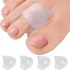 Gel Toe Separators for Overlapping Toes, 4 PCS Bunion Big Toe Straighteners, Thu