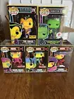 Funko Pop! Black Light Lot Thor Iron Man Gambit Joker & Frankenstein Exclusives