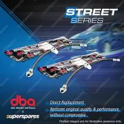 2Pcs DBA Front Street Series Brake Hoses for Subaru Forester SF S10 SF5 2.0L (for: Subaru)