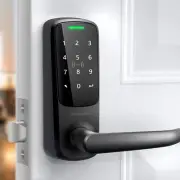 ULTRALOQ Latch Smart Lock with NFC, 5-in-1 Keyless Entry Door Lock (Black)