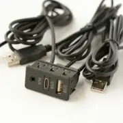 1x 150CM AUX Type C USB Port Panel USB Extension Cable Adapter Dash Flush Mount (for: Fiat)