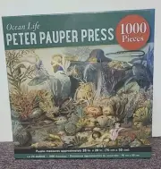 1000 pc Jigsaw Puzzle "Ocean Life" Peter Pauper Press Coral Reef Fish SEALED