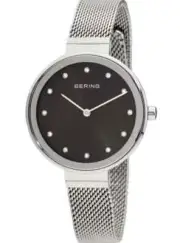 Bering Classic Quartz Movement Grey Dial Ladies Watch 4894041203492