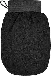 zolyet Bath Shower Body Massage G Washing Towel Scrubber to Massage and Imp Blood Circulation for Bath Shower Black