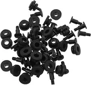 SHINEOFI 30pcs Hard Drive Absorbing Screws Shock Absorption Screws for 2.5 in SSD Compatible with PC Portable Storage Devices