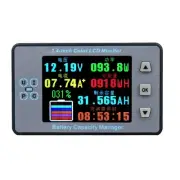 Battery Capacity Meter Coulomb Meter Bluetooth Ammeter Voltmeter with 24797