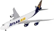 Pre-Built Model Aircraft 19CM 1/400 Scale Finished Aircraft Die-cast Model for Atlas Air B747-8F N856GT Airplane for Aviation Fans Miniature Airplane Model