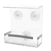 Pet Bird Feeder Dispenser Seed Tray Small Birds Cage Accessories Parrots