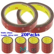 Auto Tape Acrylic Foam Double Sided Mounting Adhesive 300mm x 20mm Truck Car