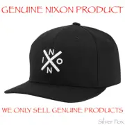 NIXON EXCHANGE BLACK & WHITE FLEXFIT FLEX FIT CAP HAT BRAND NEW WITH TAGS
