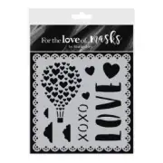 Hunkydory For The Love Of Masks 5.5inch X5.5inch Love Is In The Air*