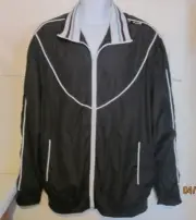 Marc ECKO UNLIMITED olive green Track Jacket Front Zip XL NWT J120