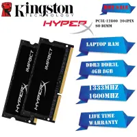 在飛比找蝦皮購物優惠-Hyperx 金士頓 DDR3 DDR3L 筆記本電腦內存 