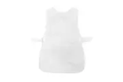 Ladies Women Side Button Tabard Apron 50x80 cm White