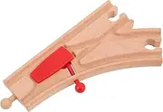 Train Accessories Wooden Track Connectors Straight Pieces Bridge Kit Kids Toy