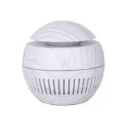 130ml Wood Grain Humidifier Wood Grain Aromatherapy Machine Anti-dry Protection Desktop Mini Air Purifier-White