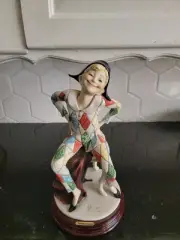 Giuseppe Armani Porcelain Figurine "Harlequin Boy" In Box