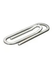 [Cudworth] Brushed Stainless Steel and Paper Clip Money Clip in Silver
